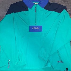 Columbia Half-Zip Windbreaker
